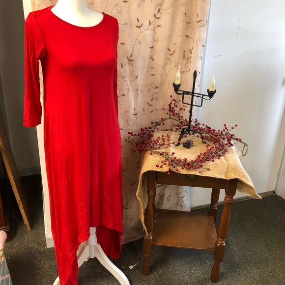 Pocket sidetail hi-low Dress - Picture 2 of 4